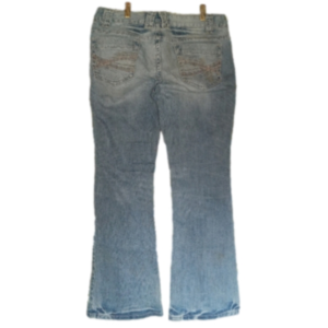 AEROPOSTALE Sz 7/8 "Hailey Skinny Flare " Women's blue jeans